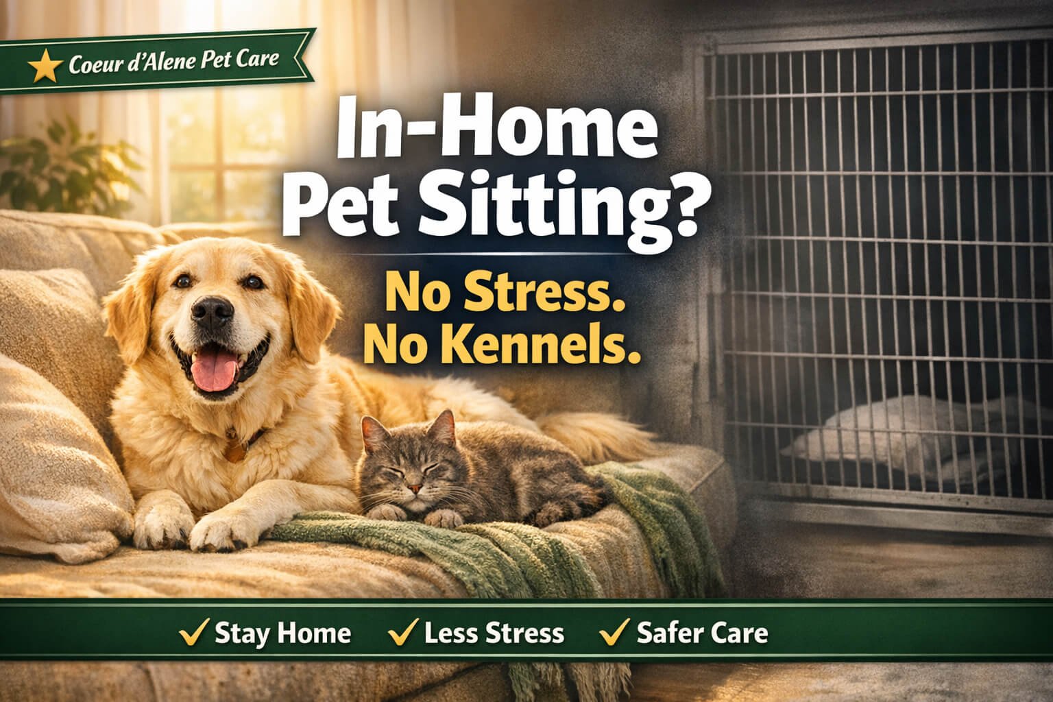 What Is In-Home Pet Sitting? A Complete Guide for Pet Owners in Coeur d’Alene